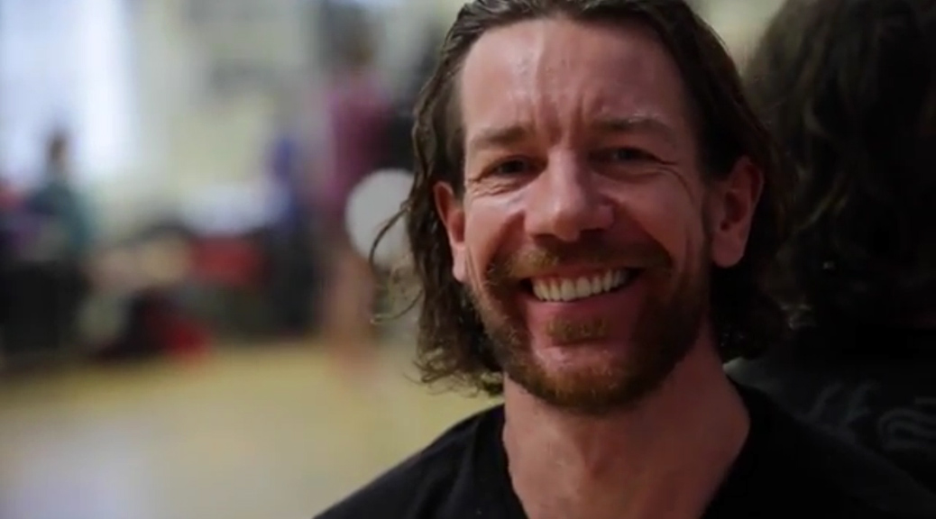 David Keens smiling in the practice room
